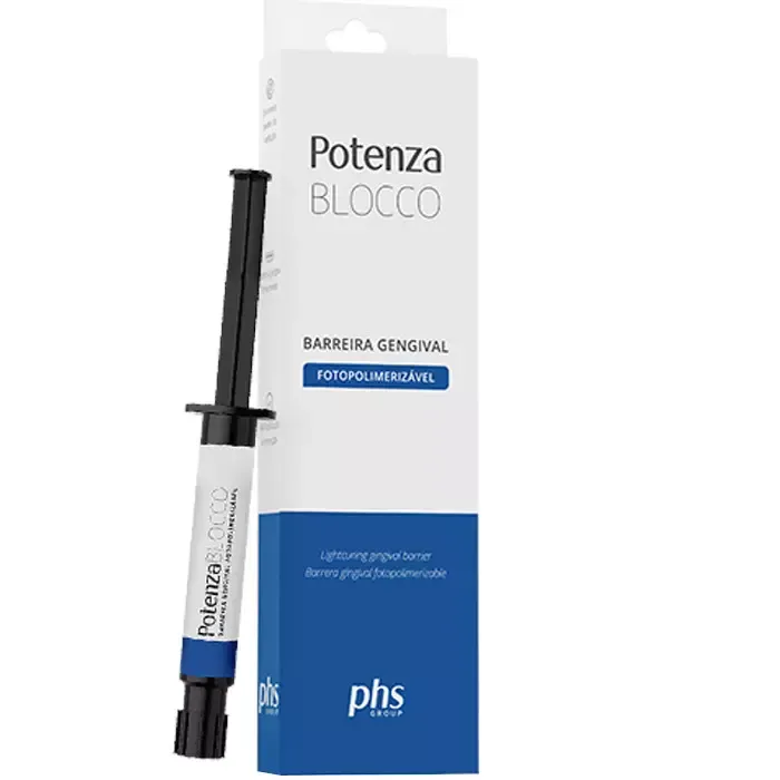 Barreira Gengival Potenza Blocco 1 Seringa - Azul