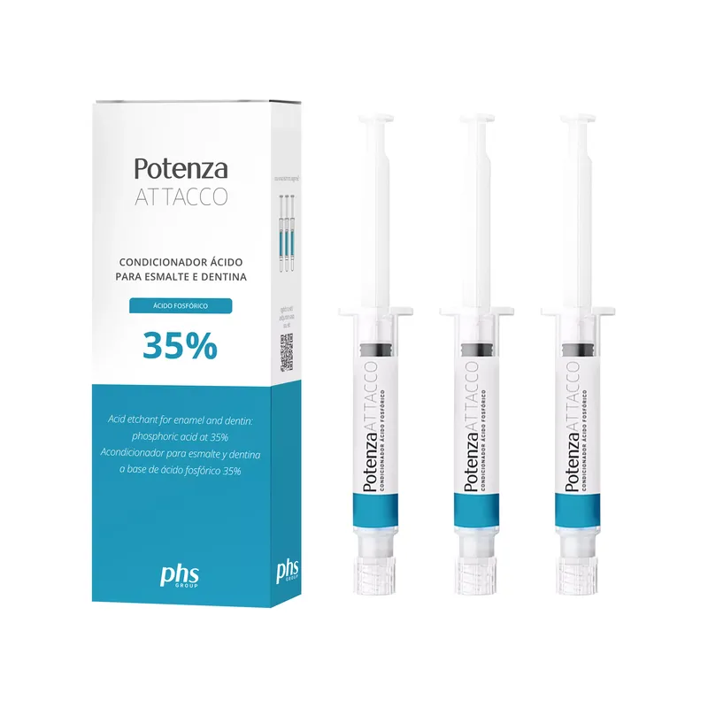 Condicionador Ácido Fosfórico 35% Potenza Attacco - 3 Seringas