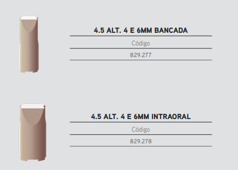 Scanbody do Munhão CM - 3.3 altura 4 e 6mm Bancada 3